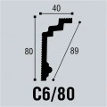 Плинтус потолочный Bello Deco С6/80 от Euro-Lepnina.com Плинтус потолочный Bello Deco С6/80