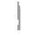 Плинтус Ultrawood арт. Base 5763 i (2000 x 133 x 15 мм.)