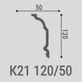 Карниз потолочный Bello Deco К21 120-50 Дюрополимер