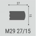 Молдинг Bello Deco М29 27-15 Дюрополимер от Euro-Lepnina.com Молдинг Bello Deco М29 27-15 Дюрополимер