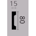 Плинтус настенный NMC WD8 WALLSTYL (15*80*2000)