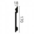 FL17 плинтус Wallstyl NMC 18х170х2000 мм от Euro-Lepnina.com FL17 плинтус Wallstyl NMC 18х170х2000 мм