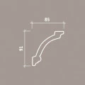 Карниз 1.50.125 гибкий Европласт от Euro-Lepnina.com Карниз 1.50.125 гибкий Европласт