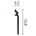 Плинтус из дюрополимера SX186 Contour Orac Decor