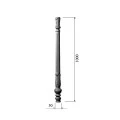 Балясина для лестниц SS-011 Декор из стекловолокна Decorus