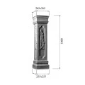Тумба TMB-03 Декор из стекловолокна Decorus от Euro-Lepnina.com Тумба TMB-03 Декор из стекловолокна Decorus