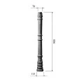 Балясина для лестниц SS-013 Декор из стекловолокна Decorus