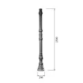 Столб фонарный SF-001 Декор из стекловолокна Decorus