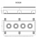 Гипсовый светильник SGS26 от Euro-Lepnina.com Гипсовый светильник SGS26