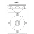 Гипсовый светильник SGS27 от Euro-Lepnina.com Гипсовый светильник SGS27