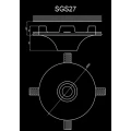Гипсовый светильник SGS27 от Euro-Lepnina.com Гипсовый светильник SGS27