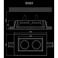 Гипсовый светильник SGS3