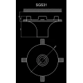 Гипсовый светильник SGS31