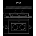 Гипсовый светильник SGS4 от Euro-Lepnina.com Гипсовый светильник SGS4