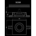 Гипсовый светильник SGS6 от Euro-Lepnina.com Гипсовый светильник SGS6