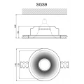 Гипсовый светильник SGS9