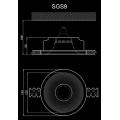 Гипсовый светильник SGS9