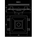 Гипсовый светильник SGS12 от Euro-Lepnina.com Гипсовый светильник SGS12