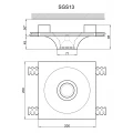 Гипсовый светильник SGS13 от Euro-Lepnina.com Гипсовый светильник SGS13