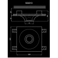 Гипсовый светильник SGS13 от Euro-Lepnina.com Гипсовый светильник SGS13