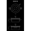 Гипсовый светильник SGS16