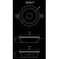 Гипсовый светильник SGS17 от Euro-Lepnina.com Гипсовый светильник SGS17