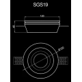 Гипсовый светильник SGS19 от Euro-Lepnina.com Гипсовый светильник SGS19