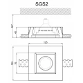 Гипсовый светильник SGS2