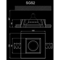 Гипсовый светильник SGS2