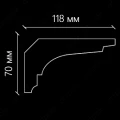Карниз гладкий SKT45