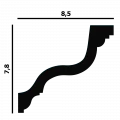 Потолочный плинтус P30 Перфект Плюс