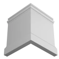 Плинтус Ultrawood арт. Base 5800 i (2000 x 230 x 20 мм.)