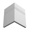 Плинтус Ultrawood арт. Base 5902 i (2000 x 230 x 15 мм.)