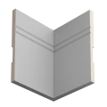 Плинтус Ultrawood арт. Base 5902 i (2000 x 230 x 15 мм.)