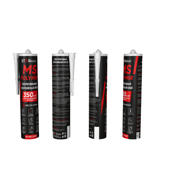 МС-350 Клей монтажный (MS-полимер) Decor-Dizayn от Euro-Lepnina.com МС-350 Клей монтажный (MS-полимер) Decor-Dizayn