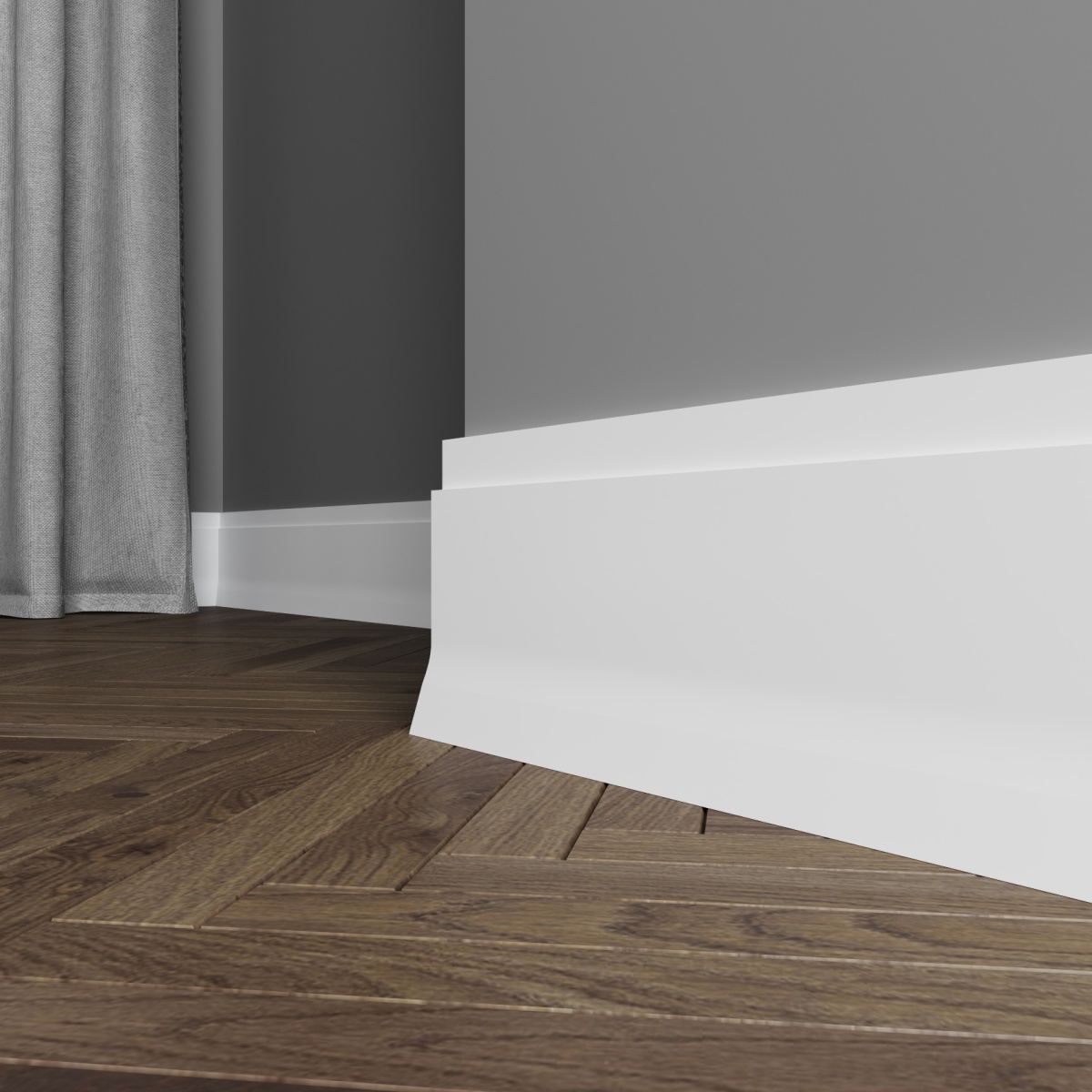 Плинтус Ultrawood арт. Base 0009 i (2000 x 107 x 15 мм.) от Euro-Lepnina.com Плинтус Ultrawood арт. Base 0009 i (2000 x 107 x 15 мм.)