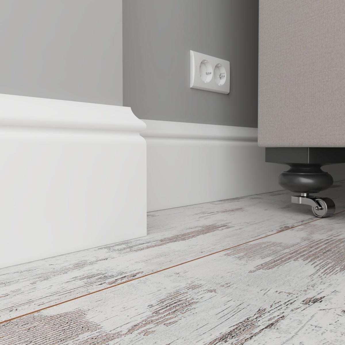 Плинтус Ultrawood арт. Base 5500 i (2000 x 138 x 18 мм.) от Euro-Lepnina.com Плинтус Ultrawood арт. Base 5500 i (2000 x 138 x 18 мм.)