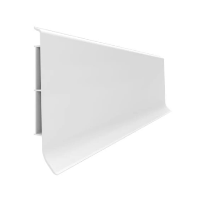 Высокий тонкий плинтус LINELA 401 Белый RAL 9003 от Euro-Lepnina.com Высокий тонкий плинтус LINELA 401 Белый RAL 9003