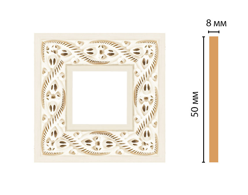 Вставка цветная DECOMASTER 130-2-6 (50*50*8мм) Вставка цветная DECOMASTER 130-2-6 (50*50*8мм)