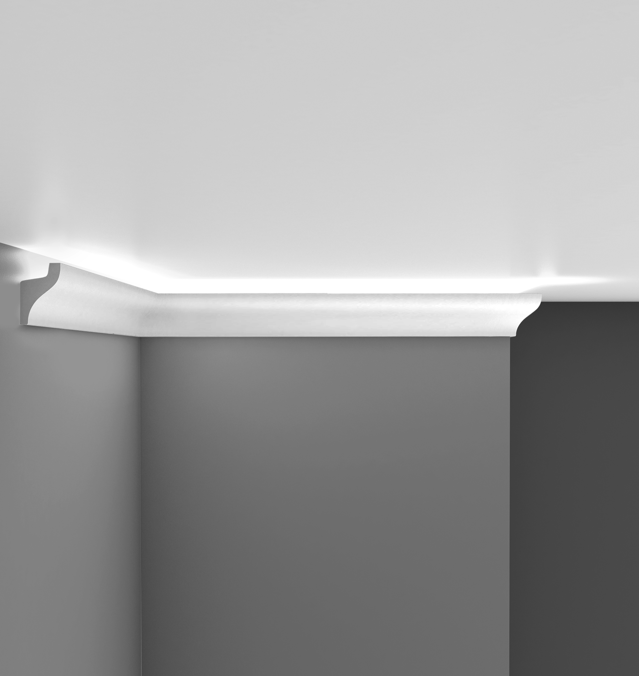 Плинтус потолочный под подсветку DECOMASTER D506-115 ДМ (50*32*2000 мм) Плинтус потолочный под подсветку DECOMASTER D506-115 ДМ (50*32*2000 мм)