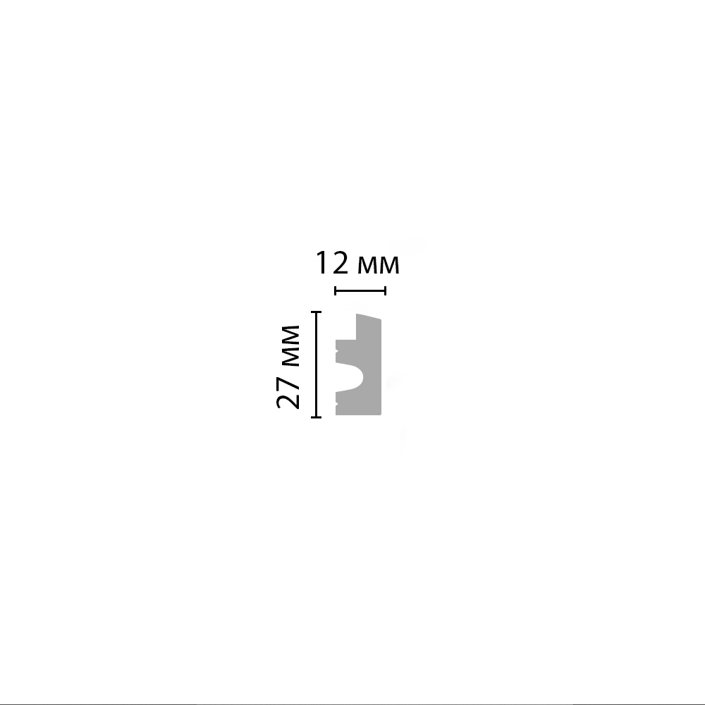 Молдинг DECOMASTER D316-2-115 ДМ (27*12*2900 мм) Молдинг DECOMASTER D316-2-115 ДМ (27*12*2900 мм)