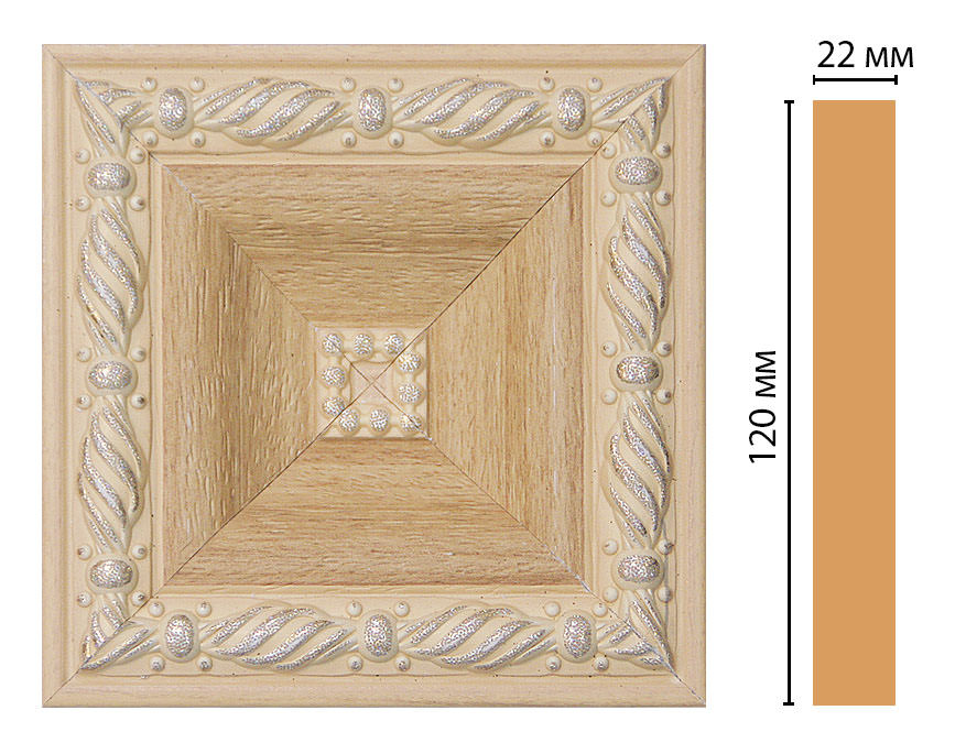 Вставка цветная DECOMASTER D208-11 (120*120*22мм) Вставка цветная DECOMASTER D208-11 (120*120*22мм)