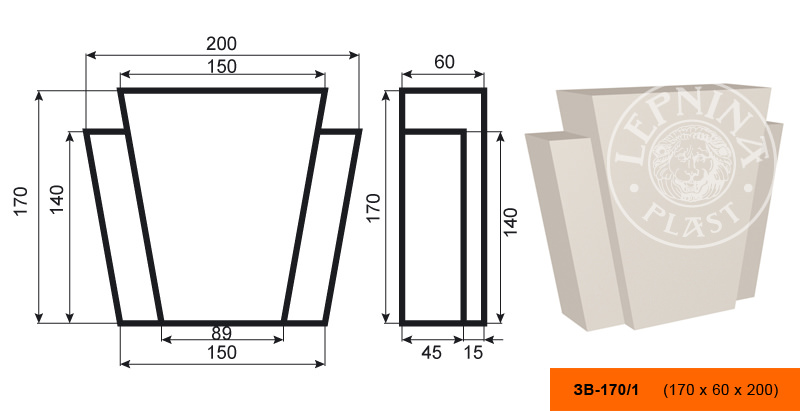 Замок ЗВ-170/1 (170*60*200мм) Замок ЗВ-170/1 (170*60*200мм)